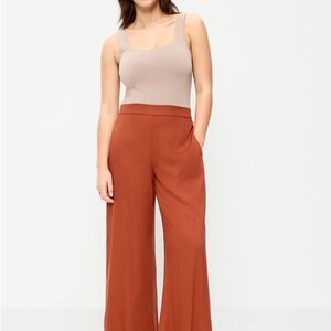 Old Navy Terracotta Wide-Leg Pants